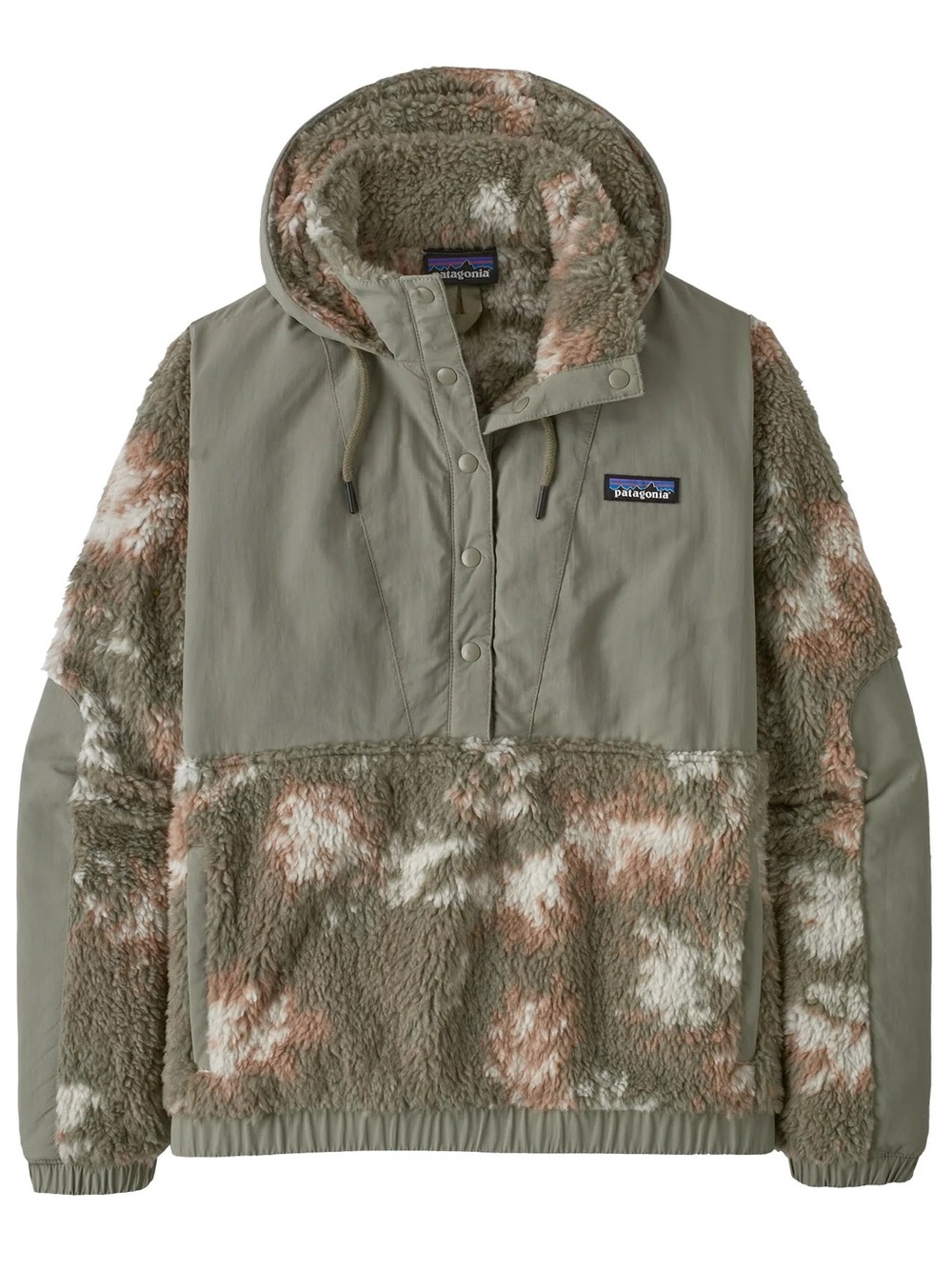 Patagonia Shelled Retro-X Fleece Pullover in Green Camo